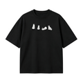 Embroidered Ghost Cats Halloween T-shirt