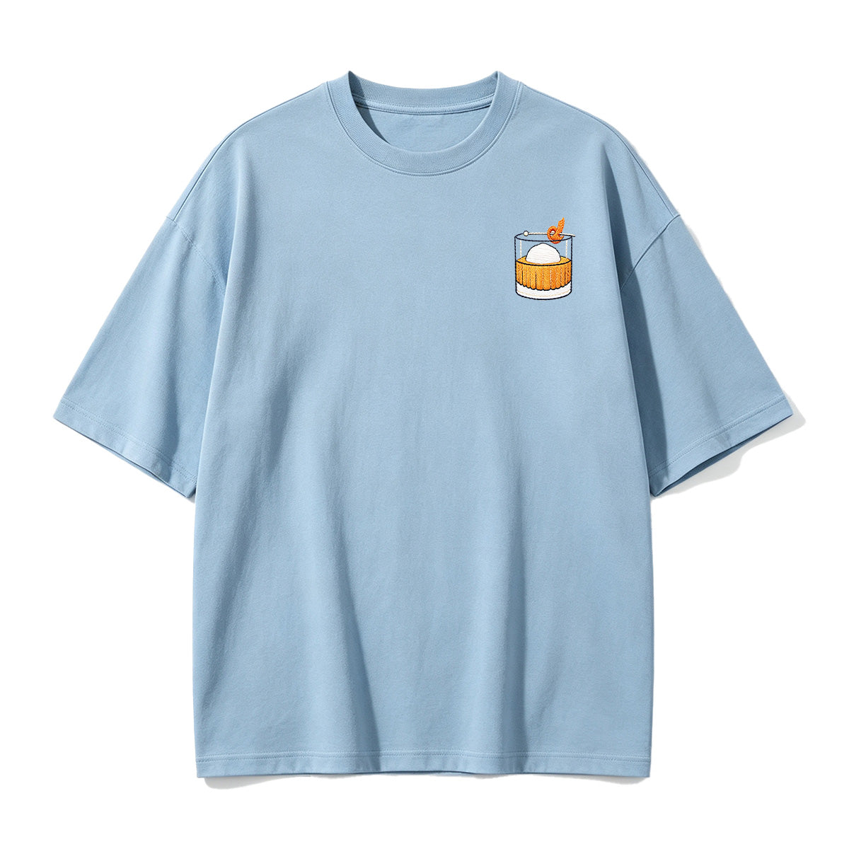 Embroidered OLD Fashiond T-shirt