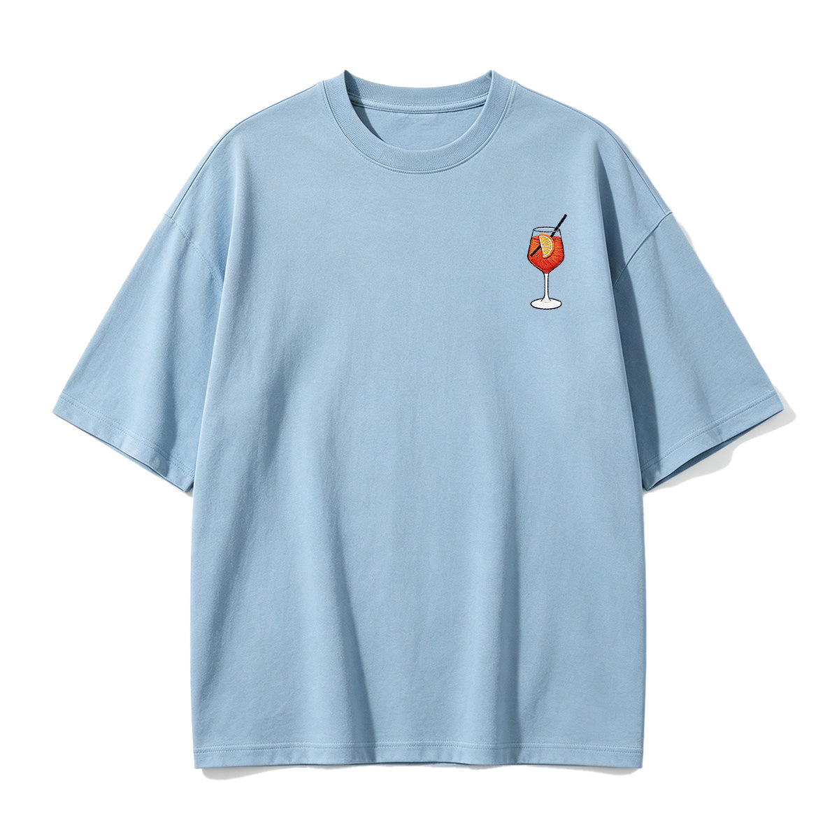 Embroidered Aperol Spritz T-shirt