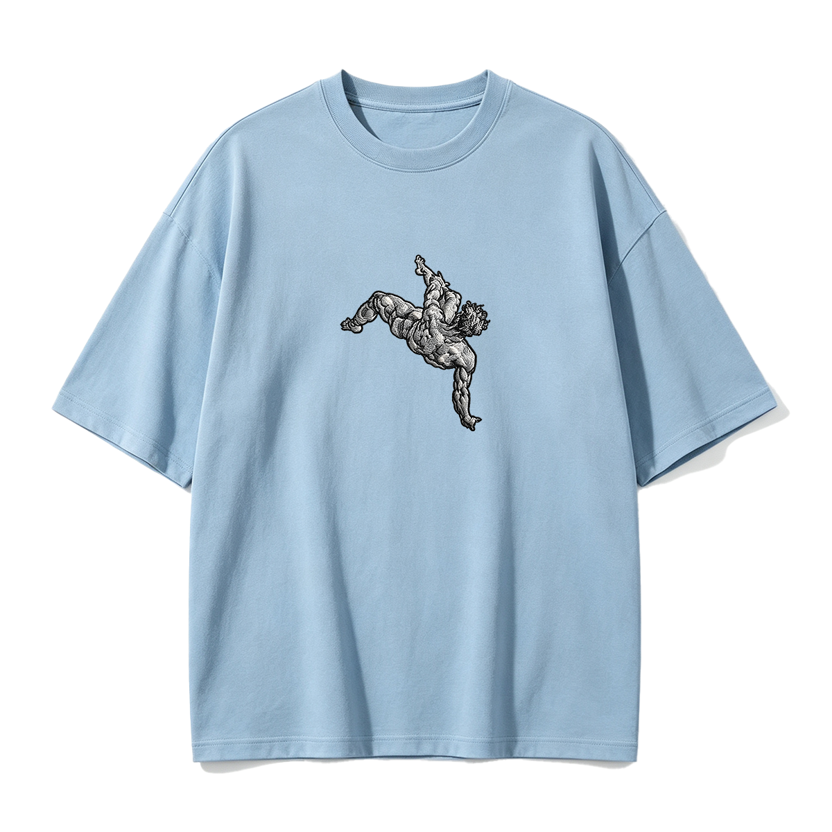 Embroidered  art THE FALL OF PHAETON T-shirt