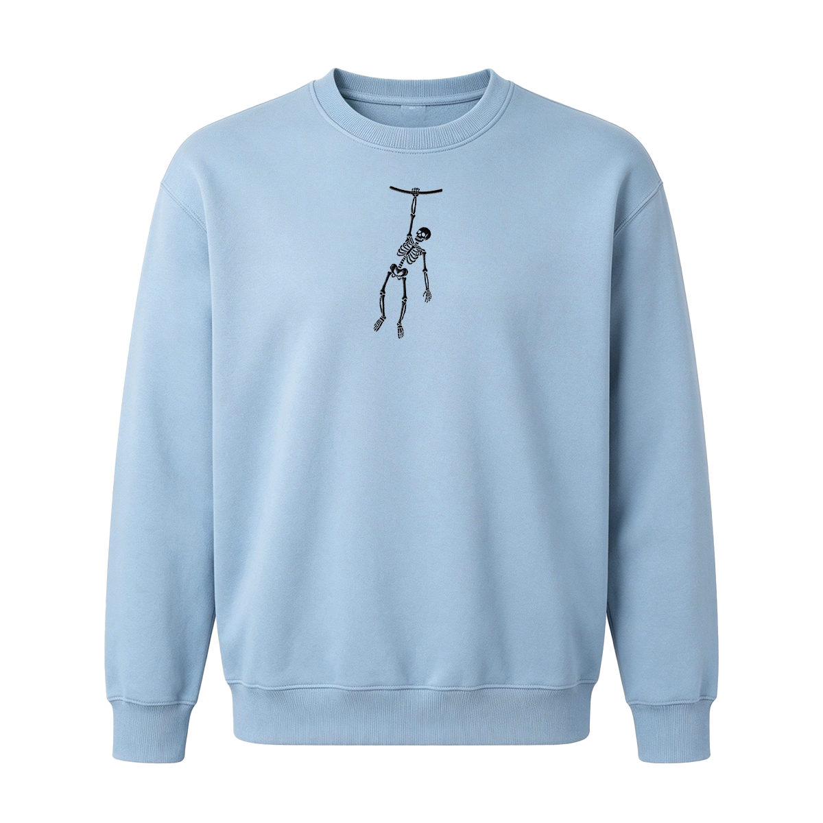 Spooky Season Skeleton Embroidered Halloween Sweatshirt