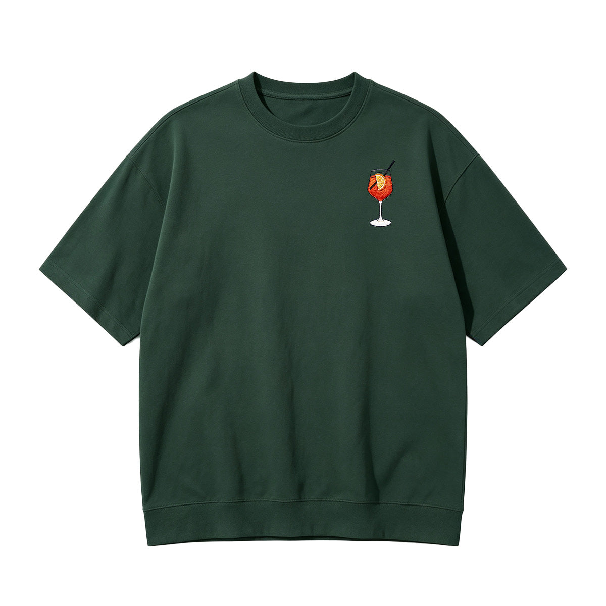 Embroidered Aperol Spritz T-shirt
