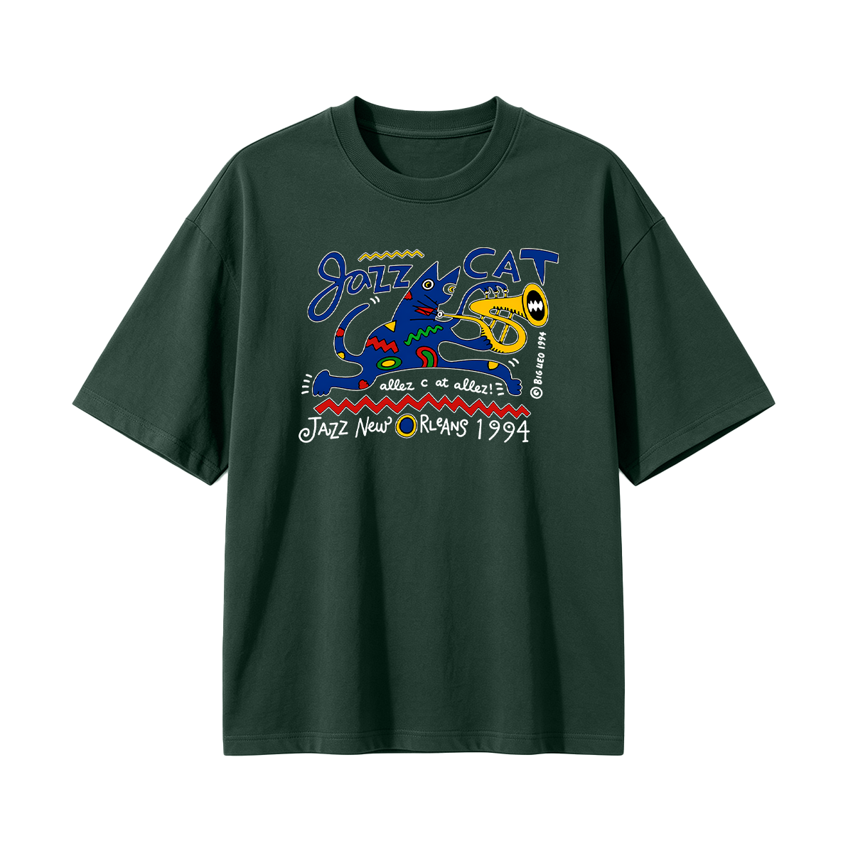 Jazz Cat Oversized T-shirt