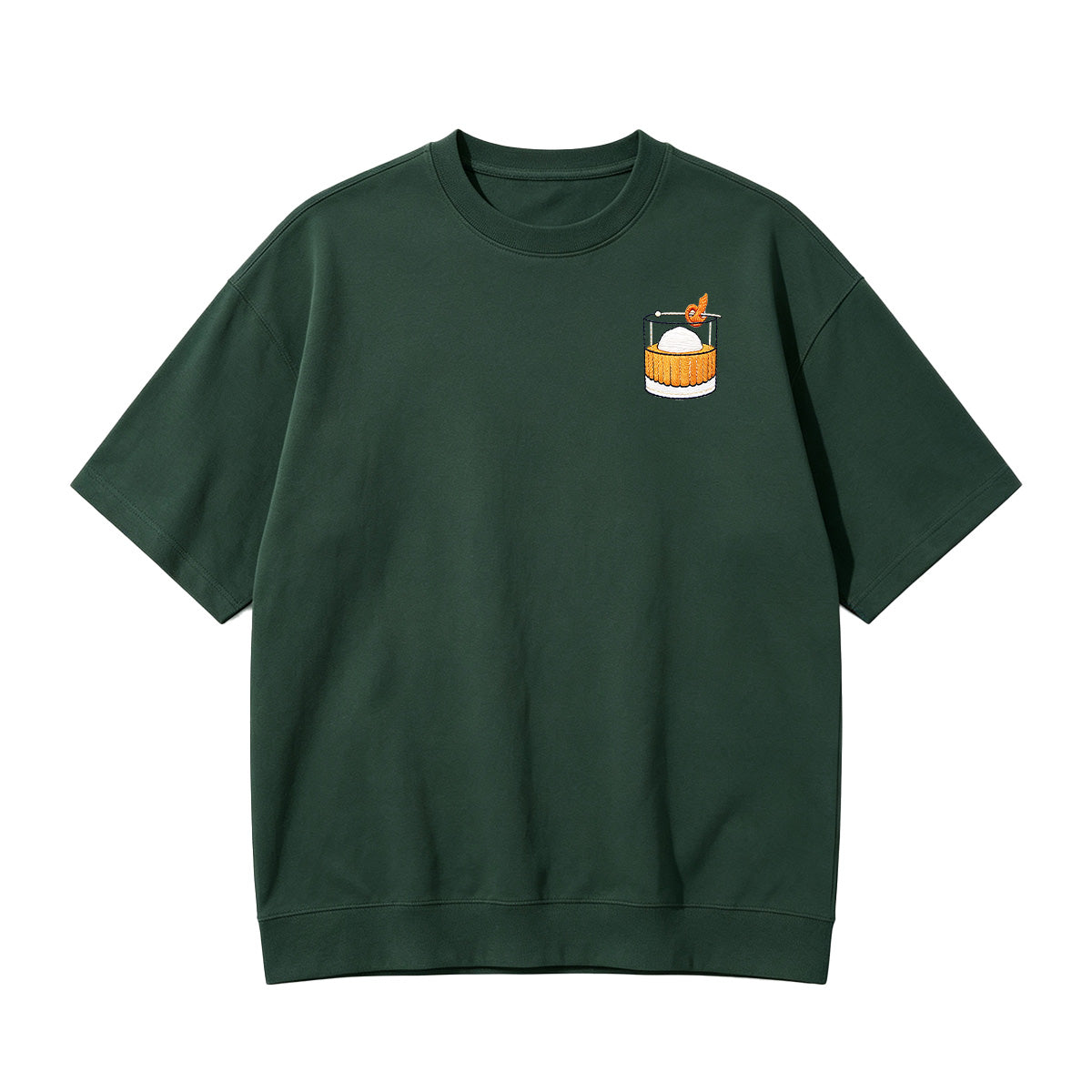 Embroidered OLD Fashiond T-shirt