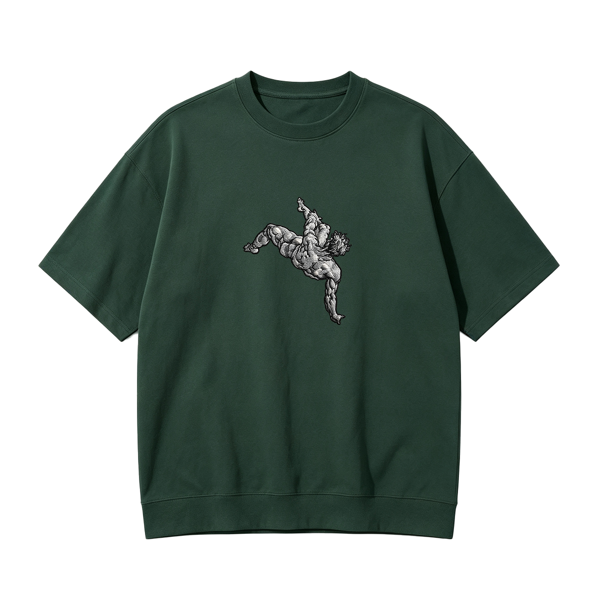 Embroidered  art THE FALL OF PHAETON T-shirt