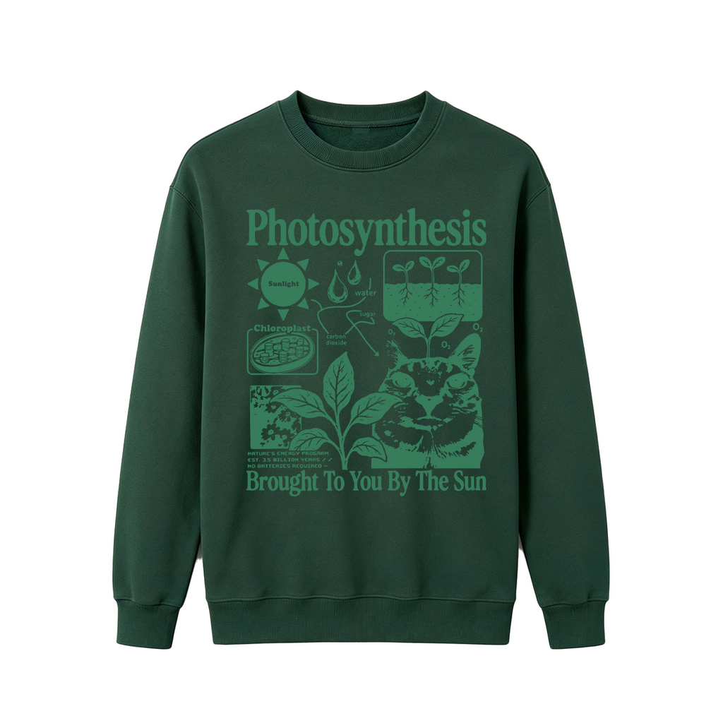 Photosynthesis Cat Oversized T-shirt