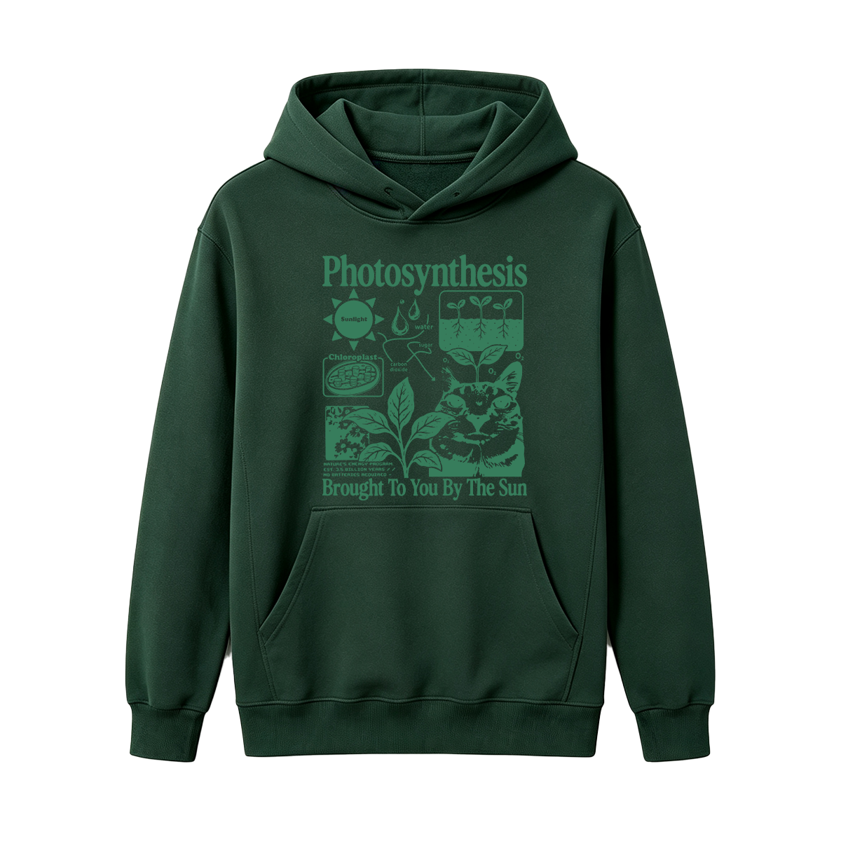 Photosynthesis Cat Oversized T-shirt