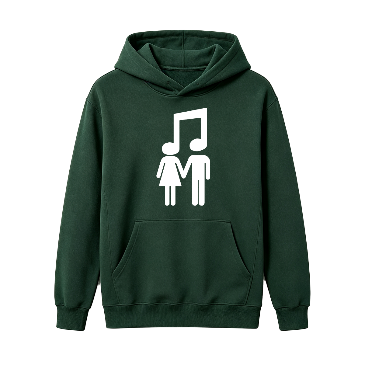 Music Note Couple Oversized T-shirt