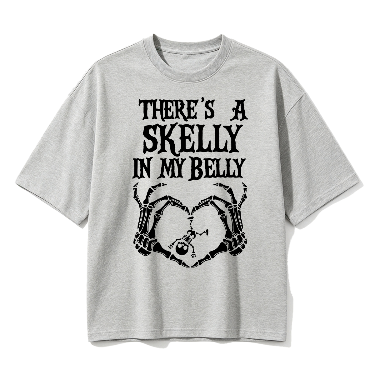 There's Skelly in My Belly Halloween T-shirt