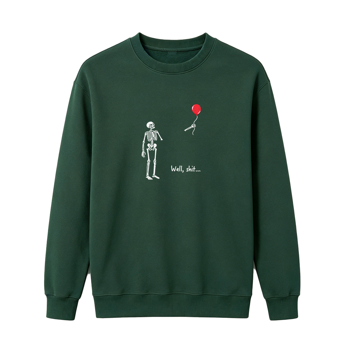 Embroidered Halloween Sweatshirt