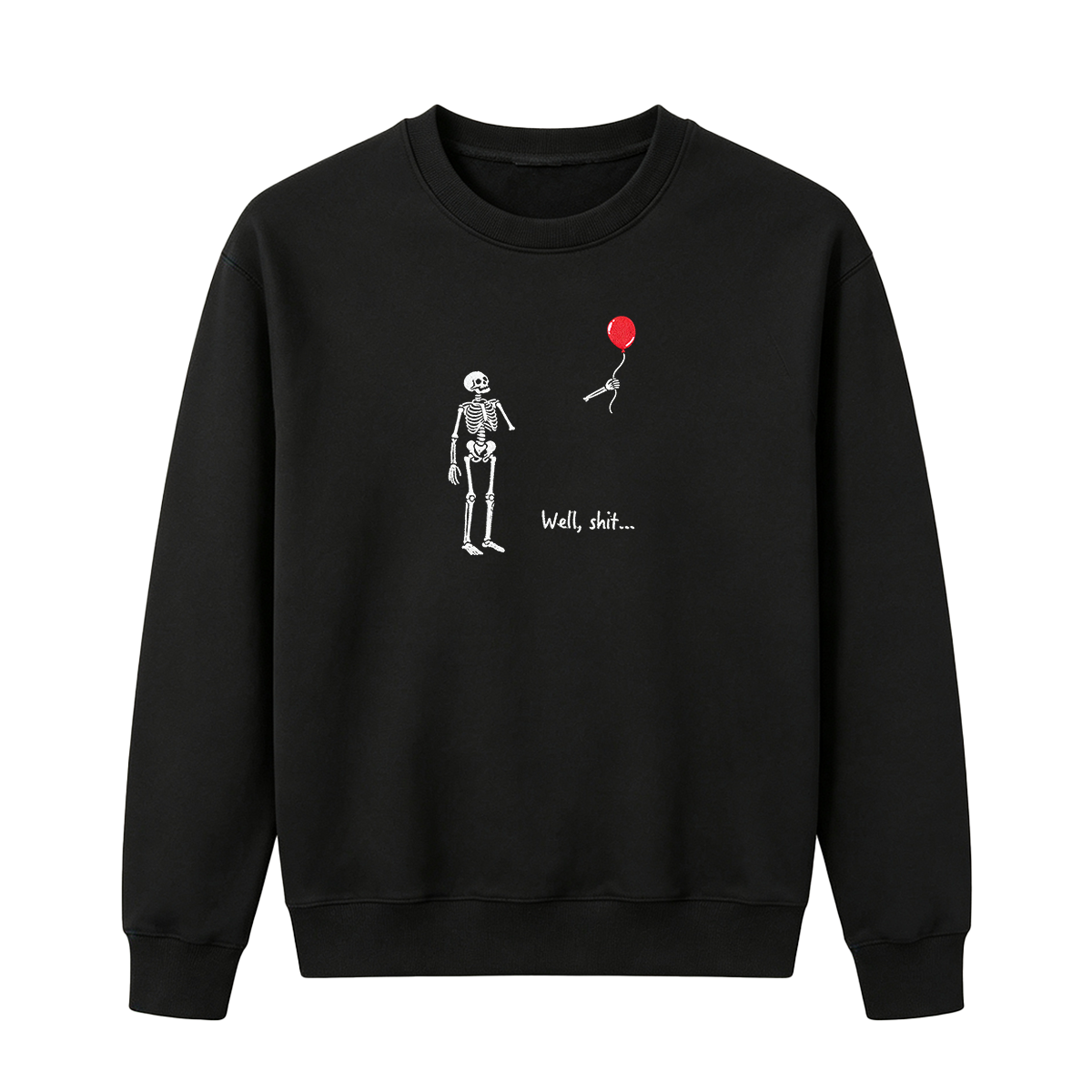 Embroidered Halloween Sweatshirt