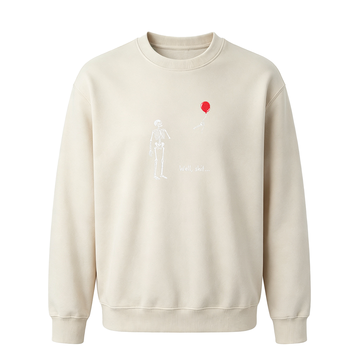 Embroidered Halloween Sweatshirt