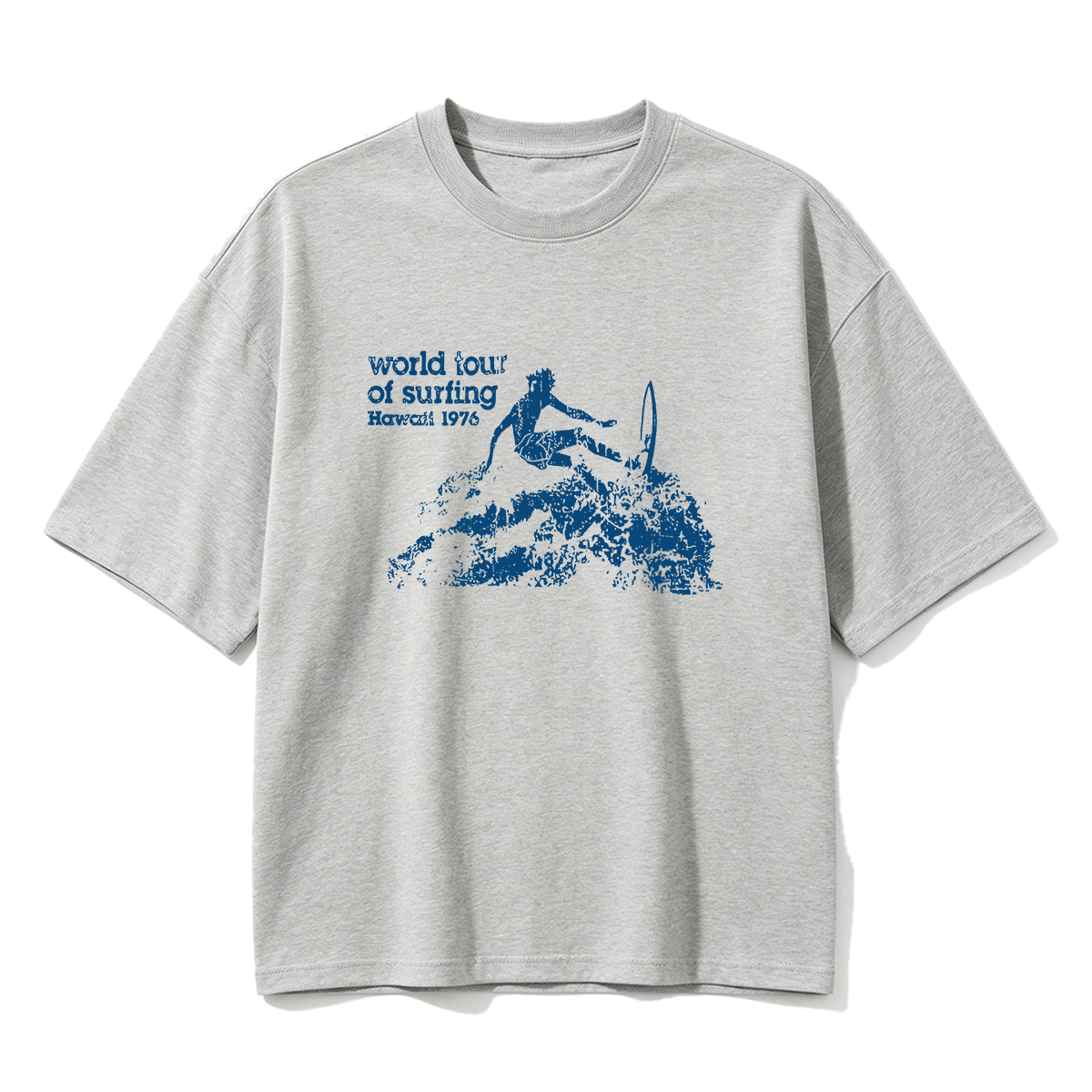 world tour of surfing Hawaii 1976 T-shirt