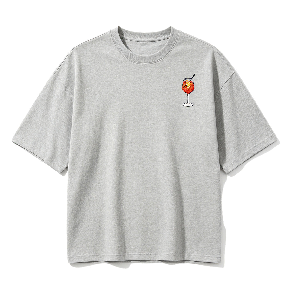 Embroidered Aperol Spritz T-shirt