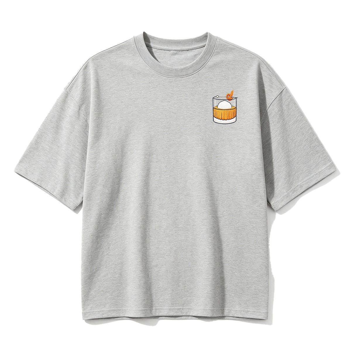 Embroidered OLD Fashiond T-shirt
