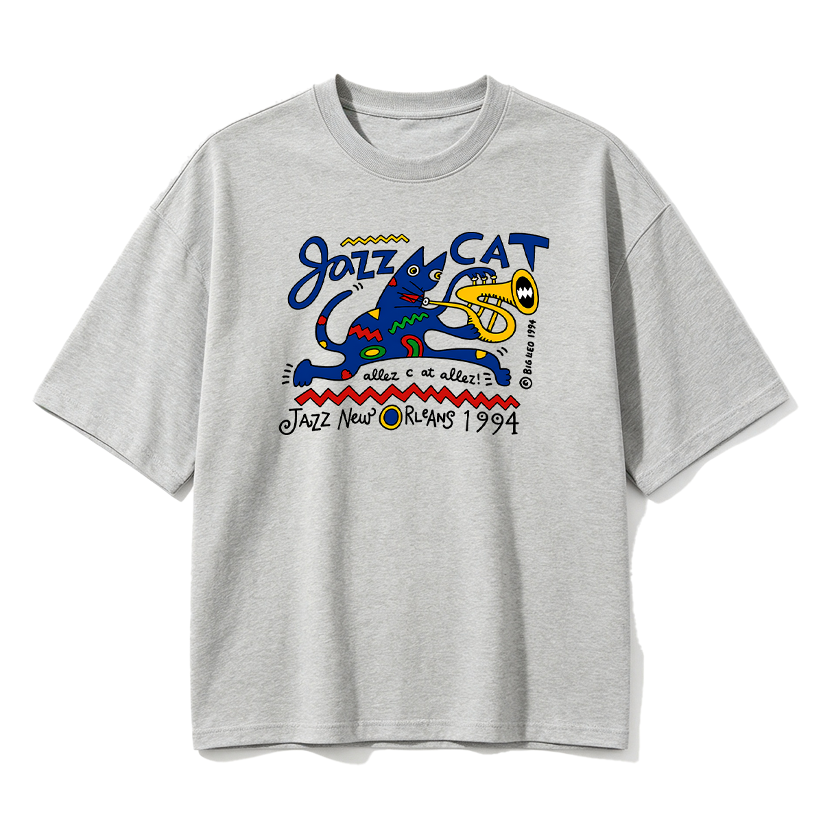 Jazz Cat Oversized T-shirt