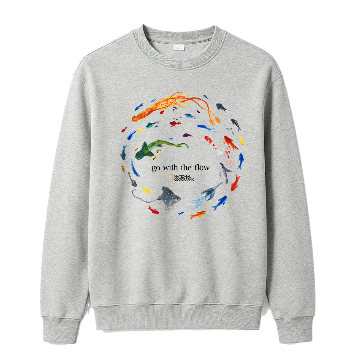 Marine Animals 'Go With The Flow Oversized T-shirt