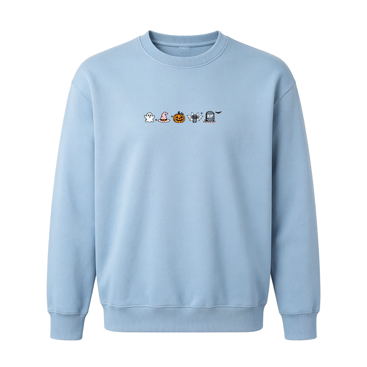 Embroidered Halloween Sweatshirt