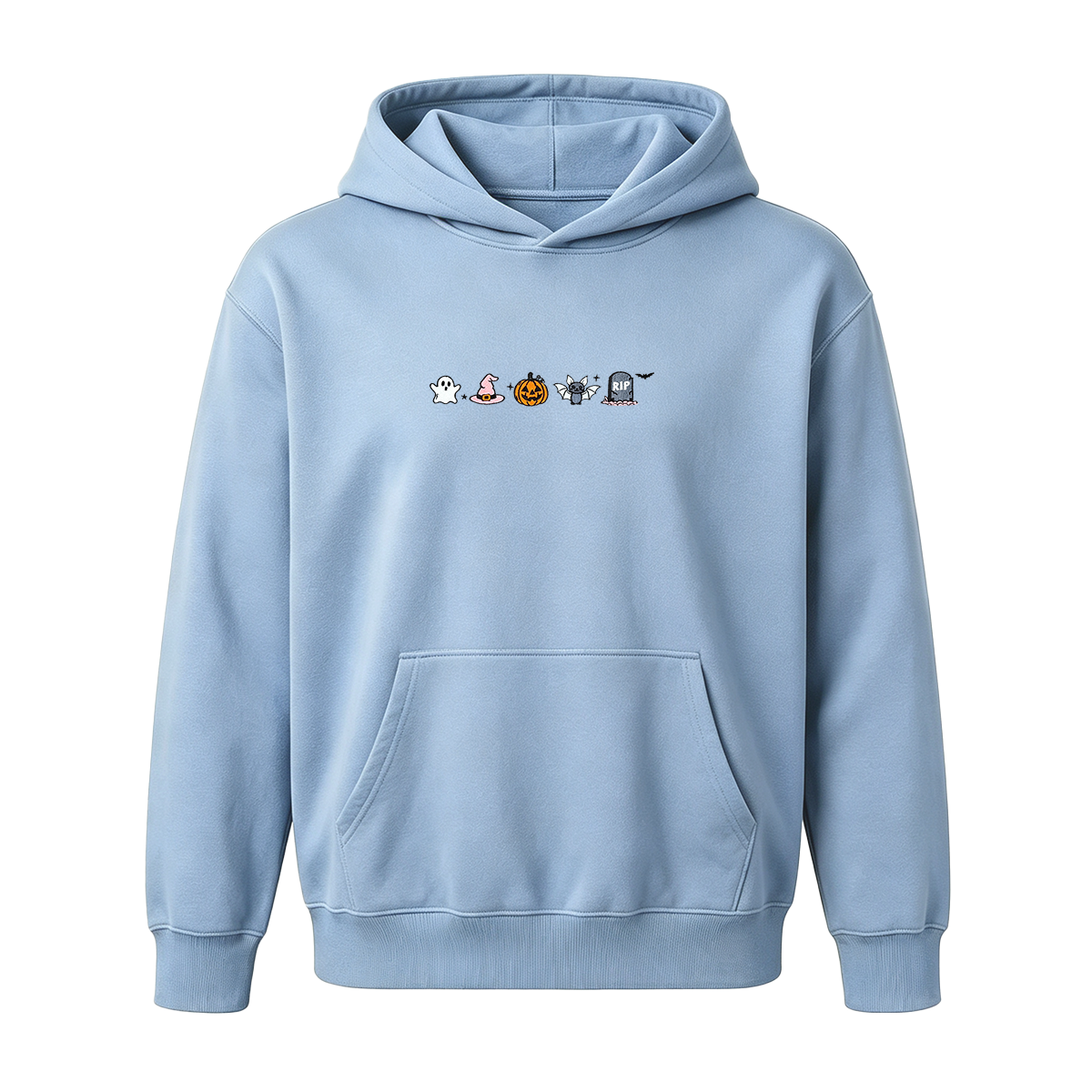 Embroidered Halloween Hoodie