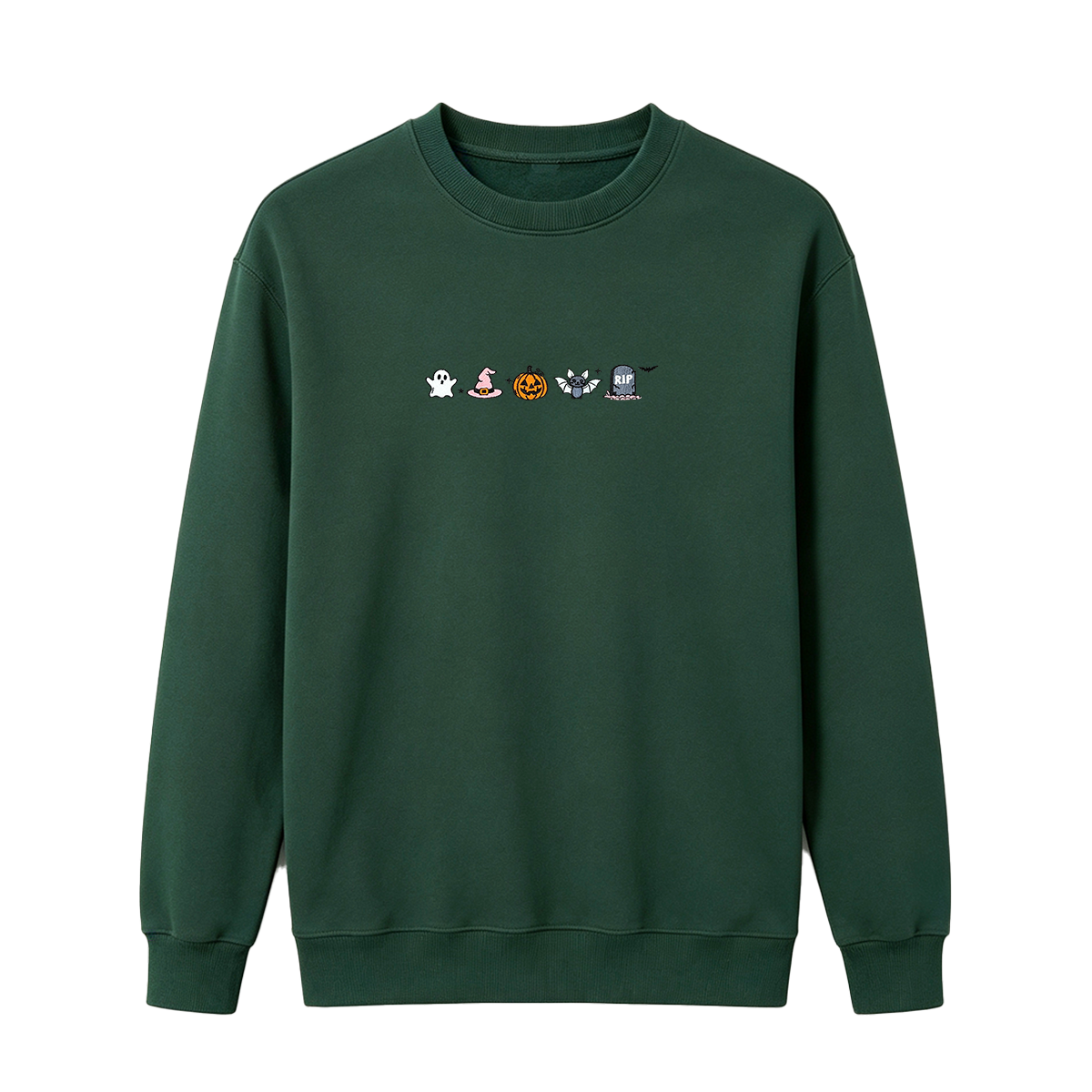 Embroidered Halloween Sweatshirt