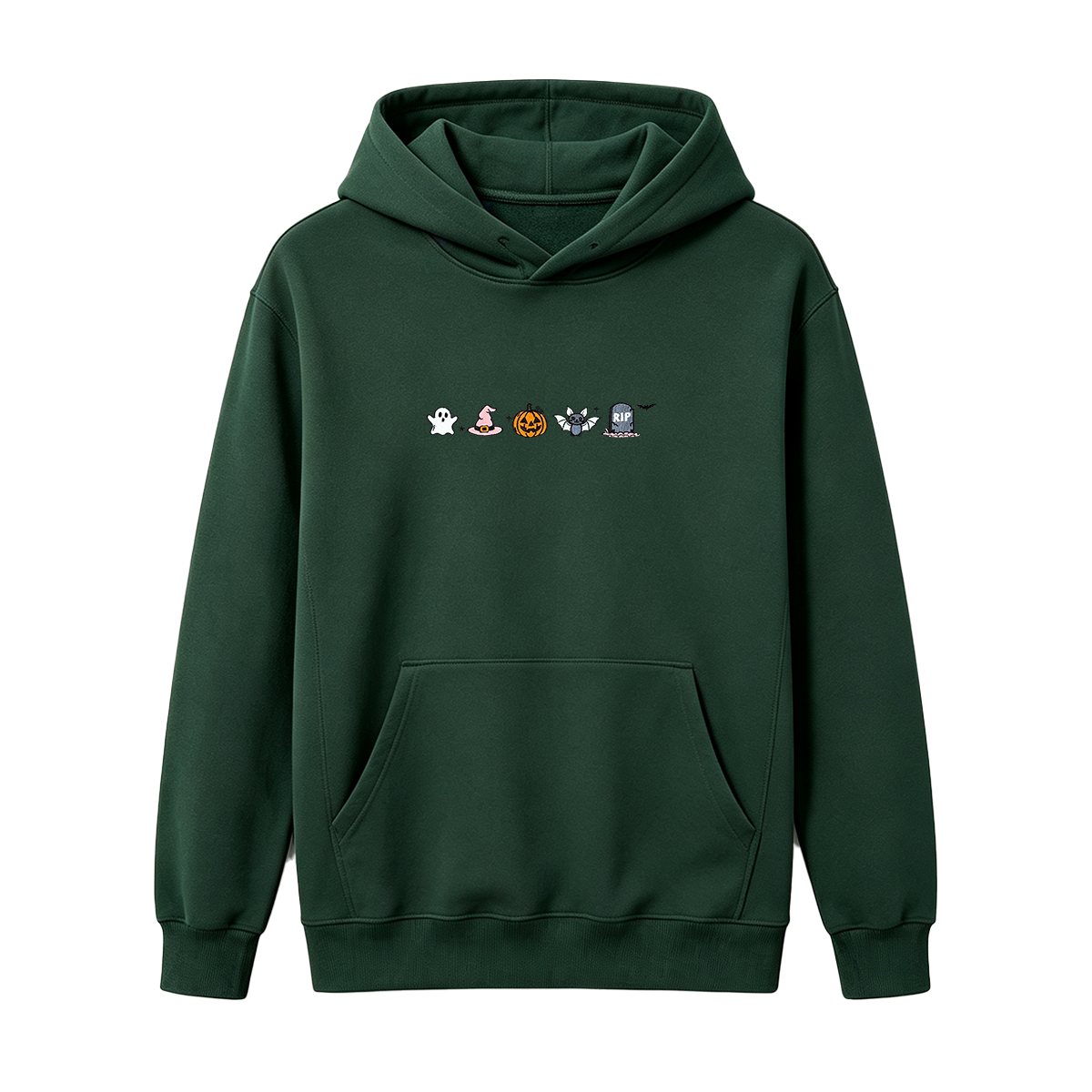 Embroidered Halloween Hoodie