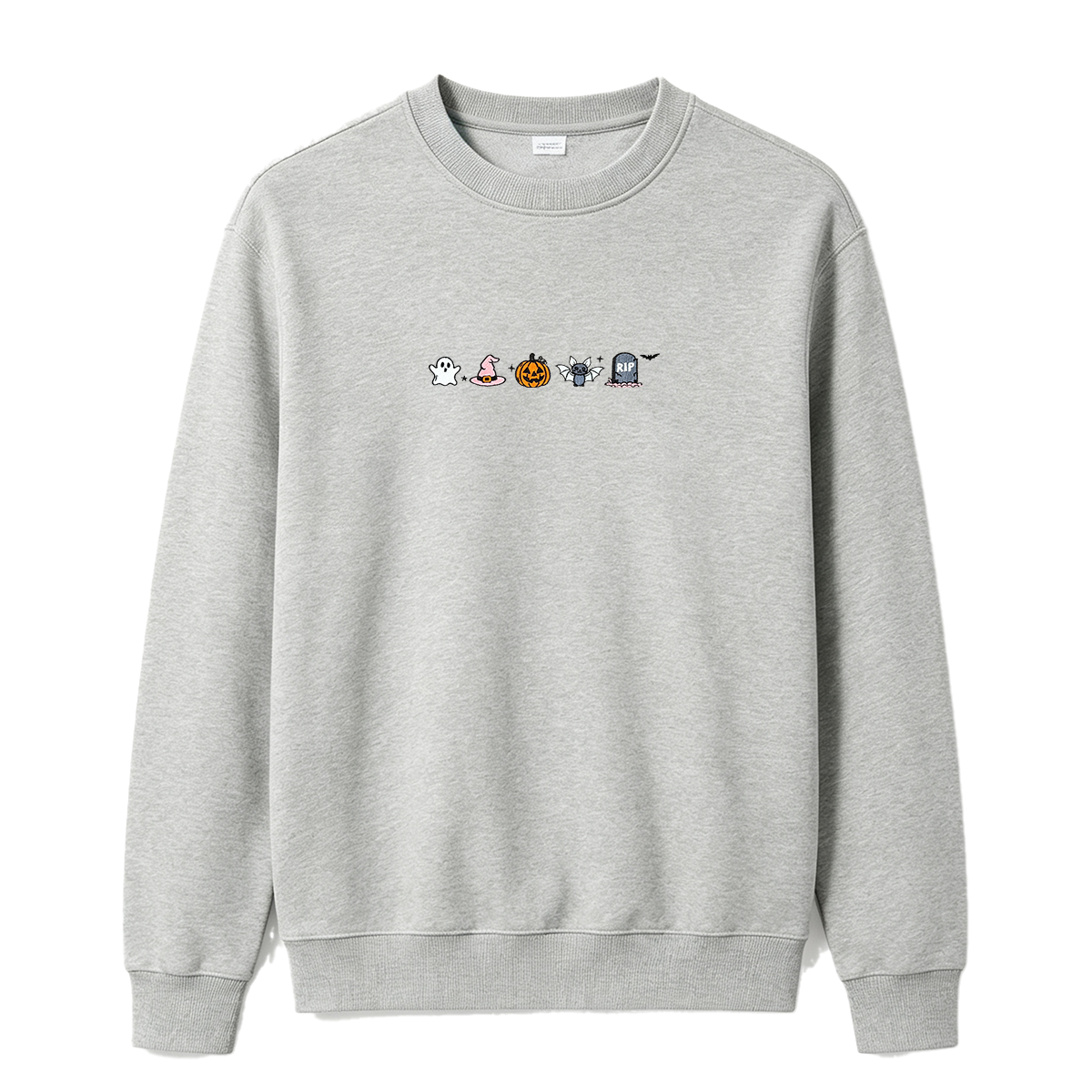 Embroidered Halloween Sweatshirt