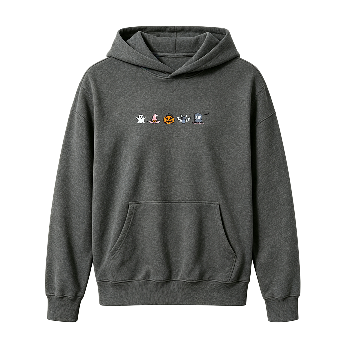 Embroidered Halloween Hoodie