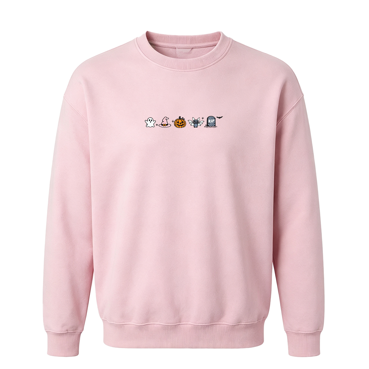 Embroidered Halloween Sweatshirt