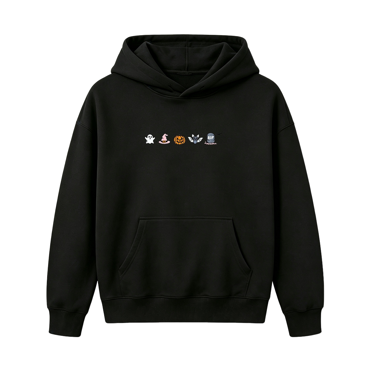 Embroidered Halloween Hoodie