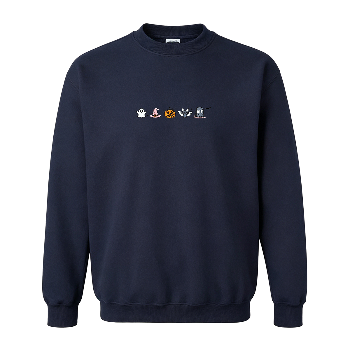 Embroidered Halloween Sweatshirt