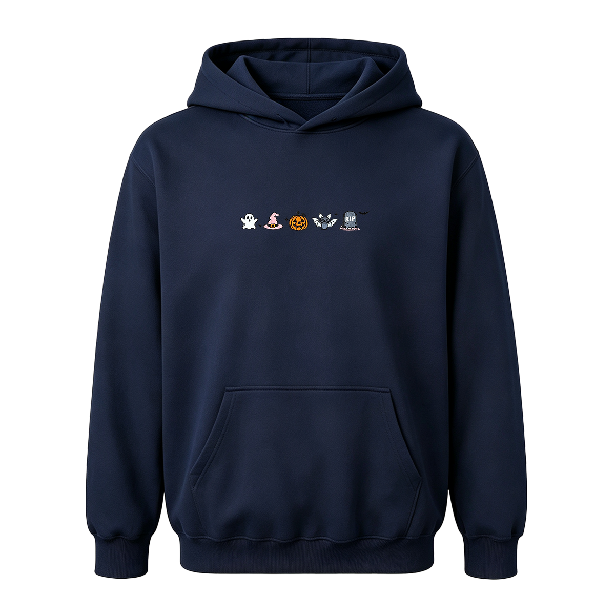 Embroidered Halloween Hoodie