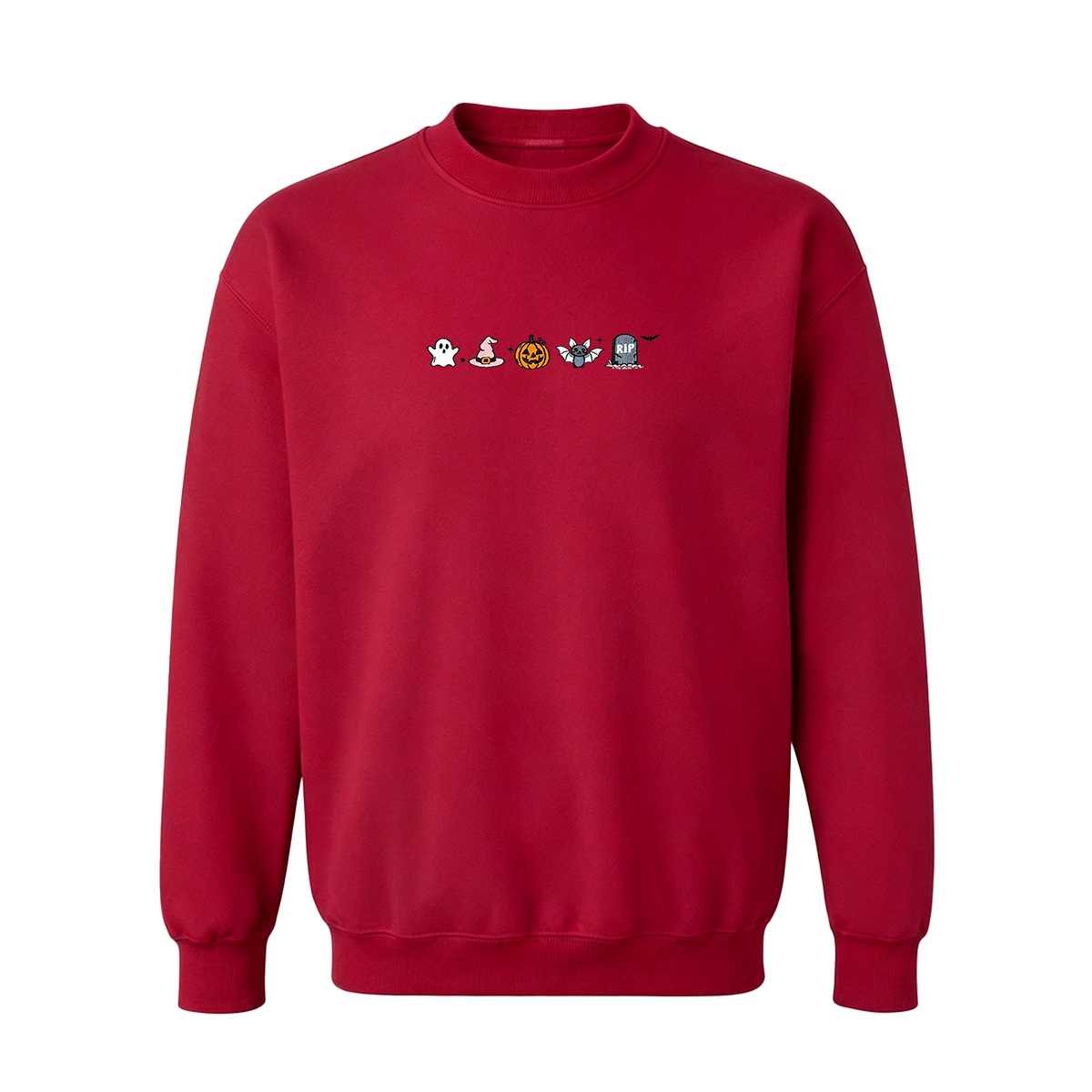 Embroidered Halloween Sweatshirt