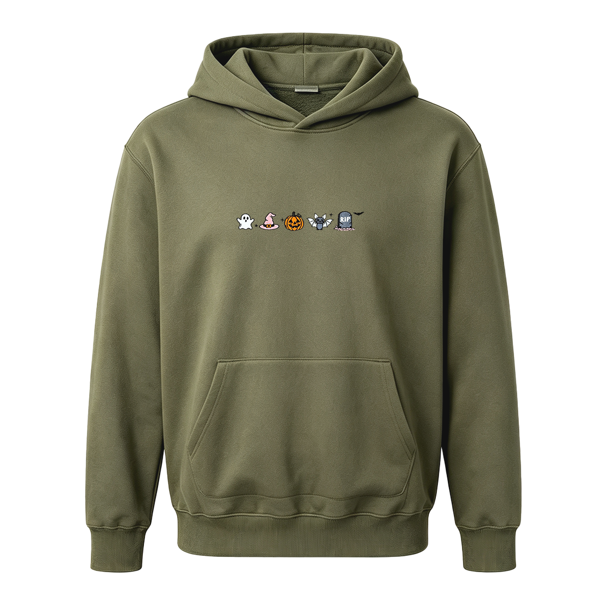 Embroidered Halloween Hoodie