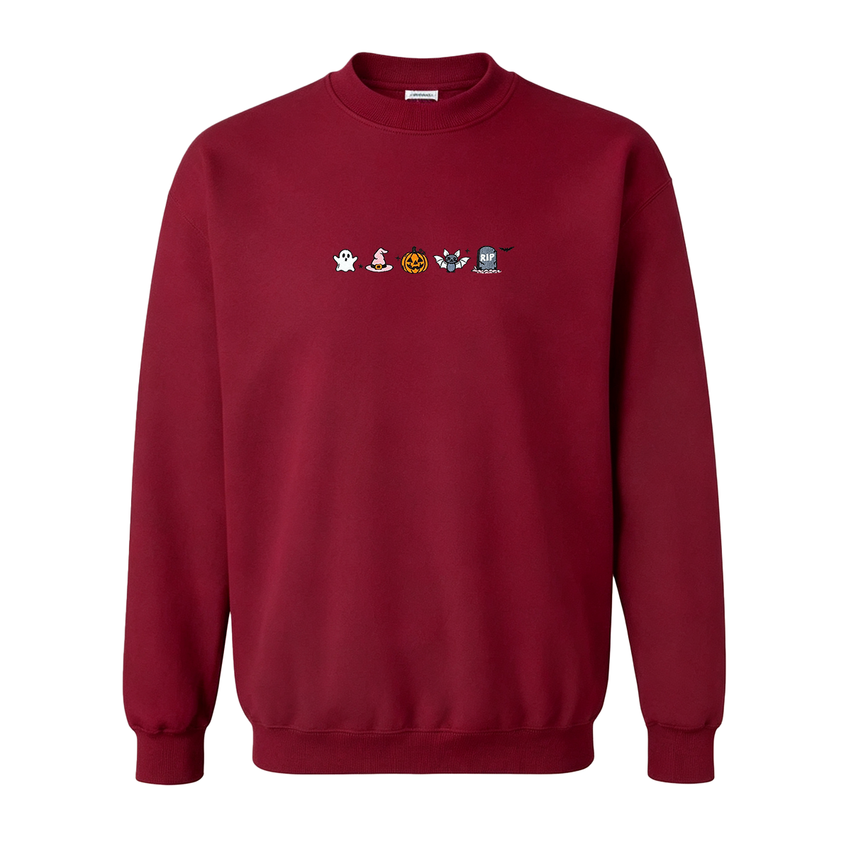 Embroidered Halloween Sweatshirt