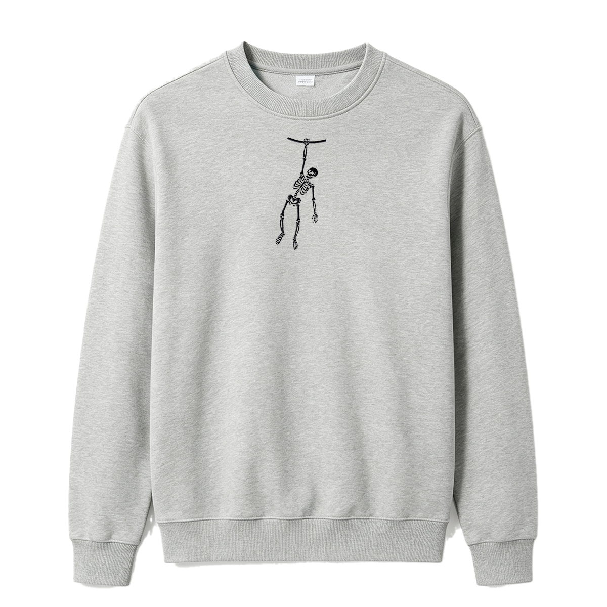 Spooky Season Skeleton Embroidered Halloween Sweatshirt