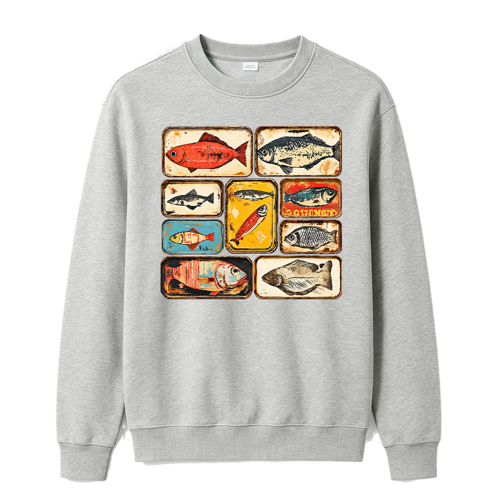 Vintage Tinned Fish Oversized T-shirt