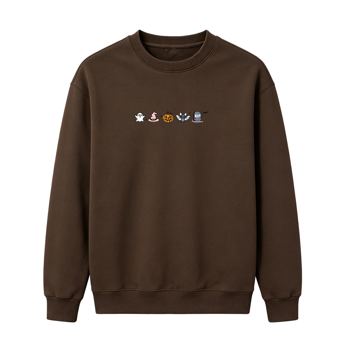 Embroidered Halloween Sweatshirt