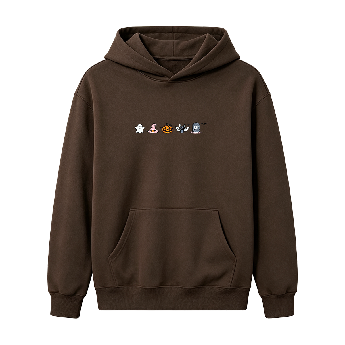 Embroidered Halloween Hoodie