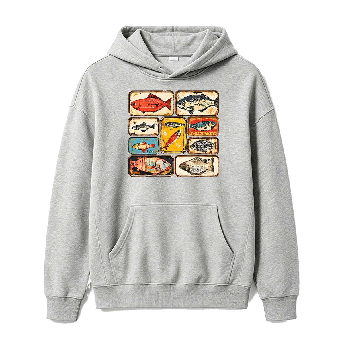 Vintage Tinned Fish Oversized T-shirt