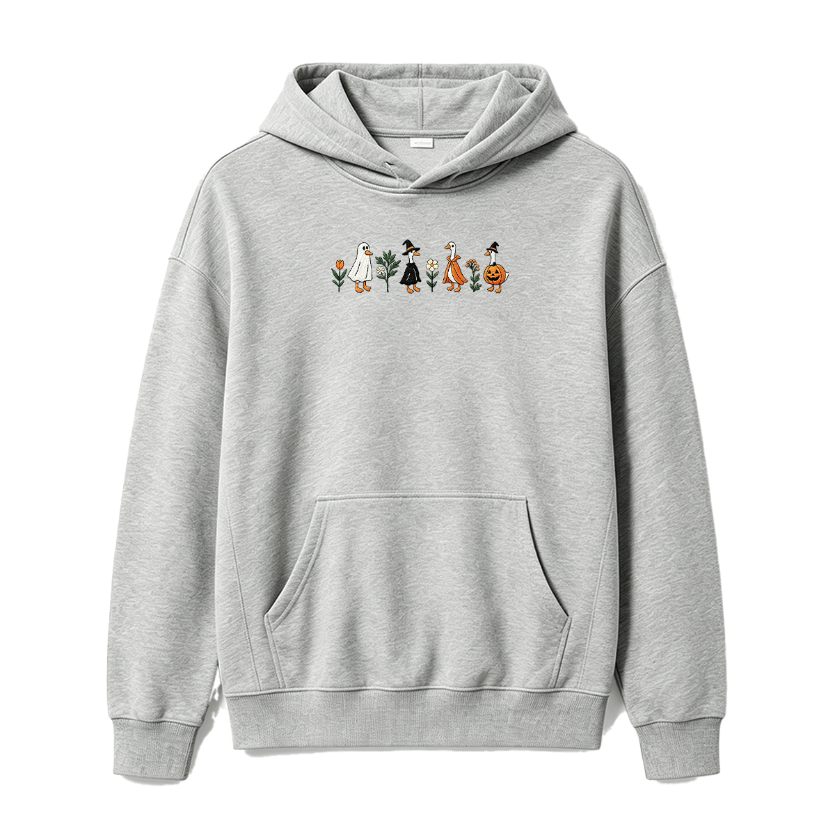 Embroidered Spooky Goose Halloween Hoodie