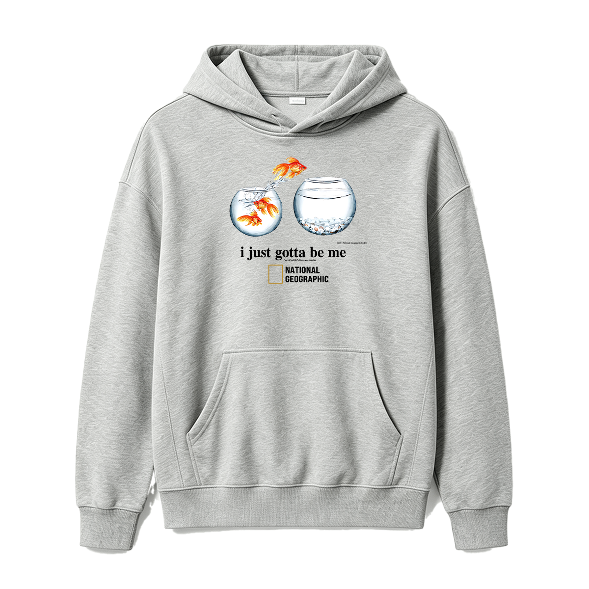 I Just Gotta Be Me Flying Goldfish Oversized T-shirt