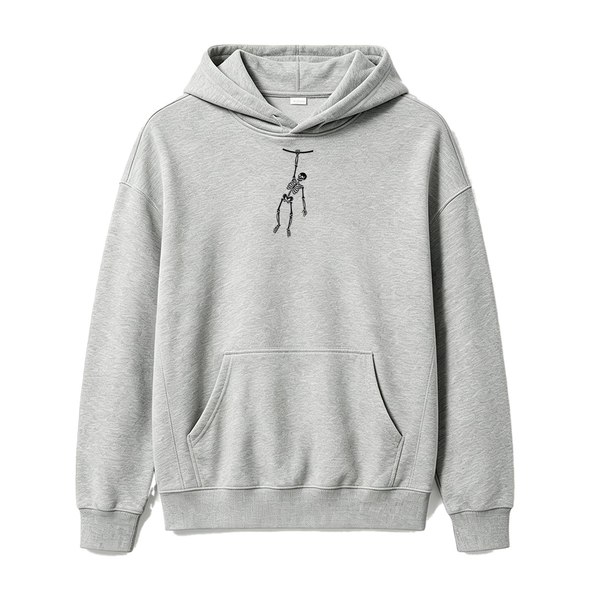 Spooky Season Skeleton Embroidered Halloween Hoodie