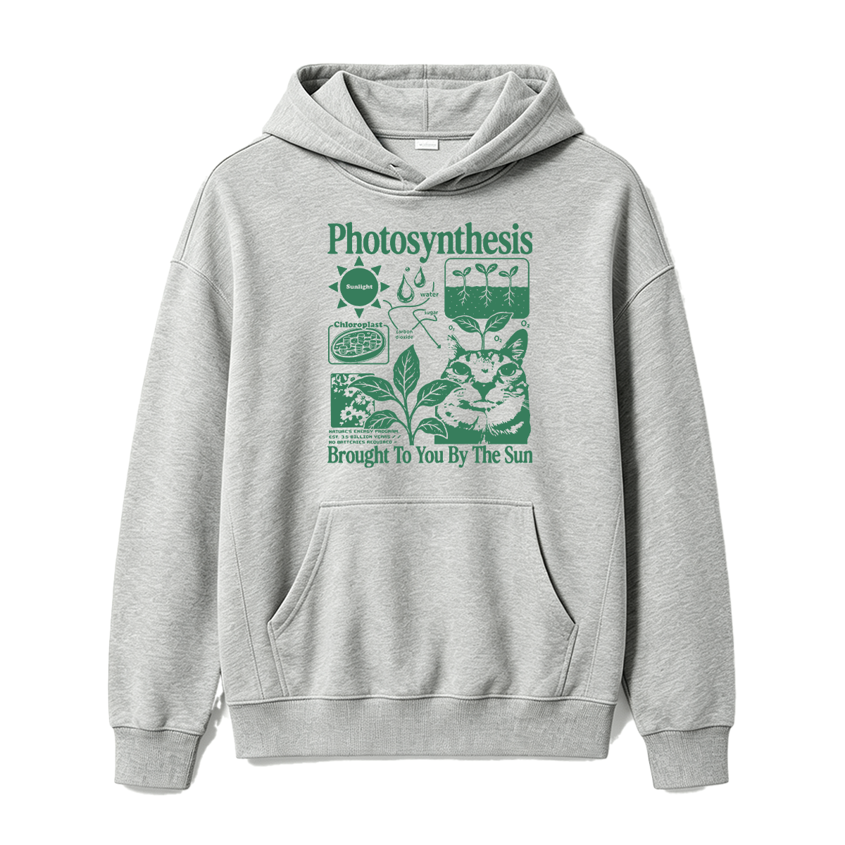 Photosynthesis Cat Oversized T-shirt