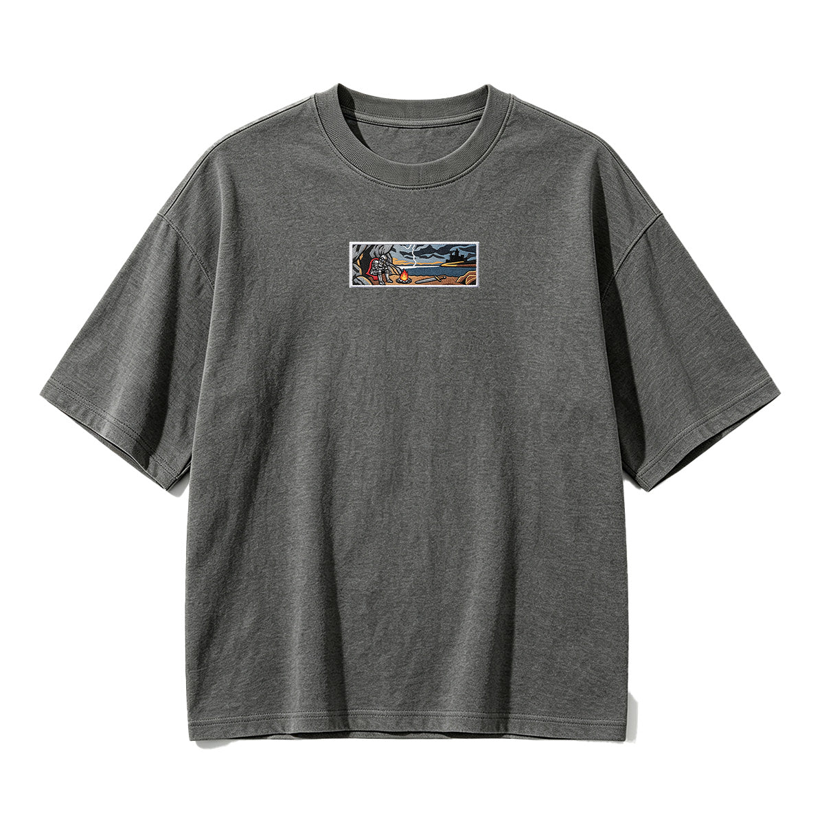 Embroidered Dark Fantay T-shirt