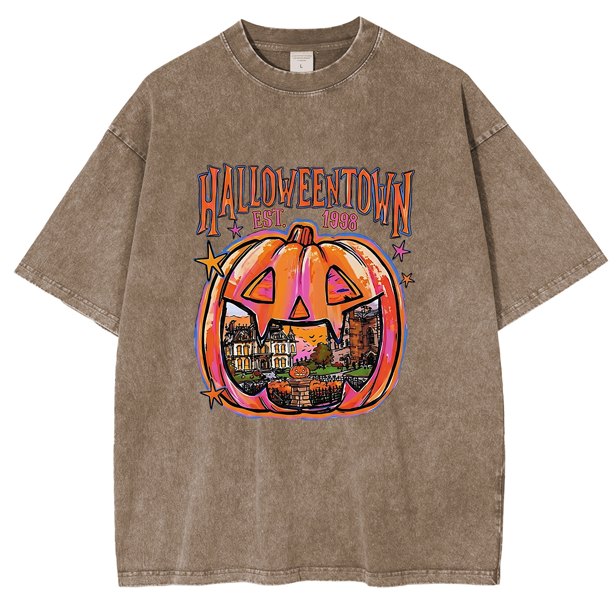 Premium Halloweentown Washed T-shirts