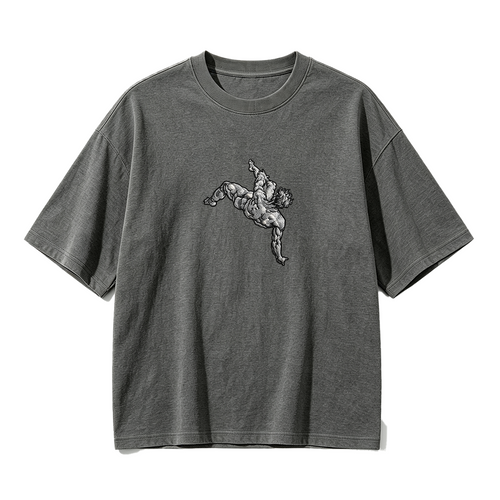 Embroidered  art THE FALL OF PHAETON T-shirt