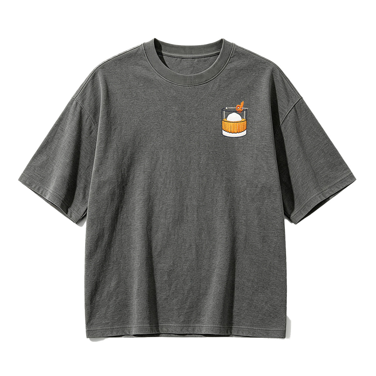 Embroidered OLD Fashiond T-shirt