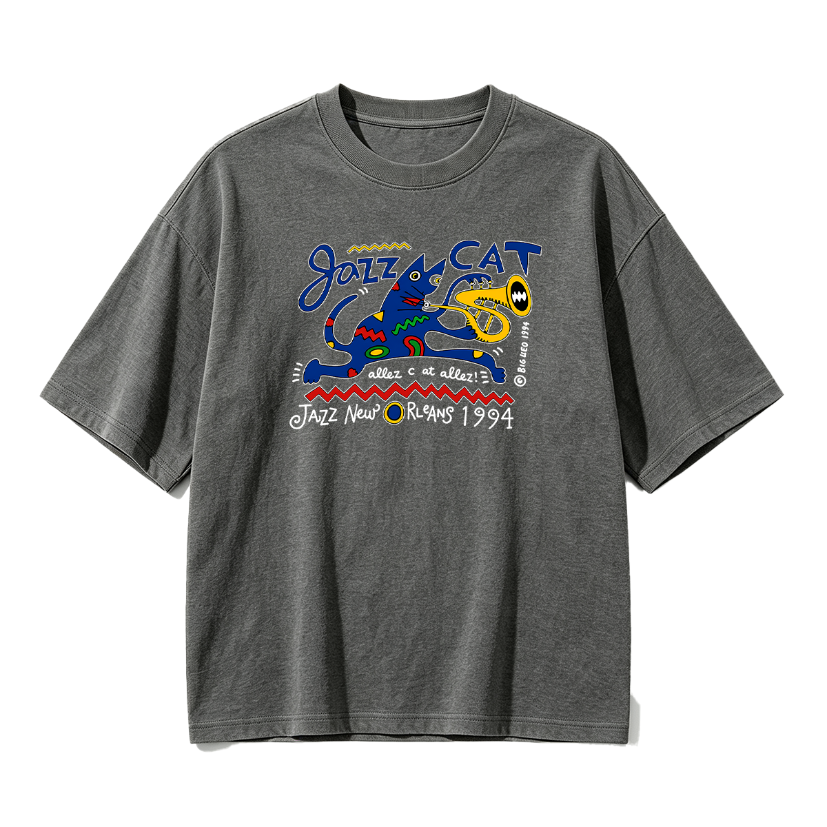 Jazz Cat Oversized T-shirt
