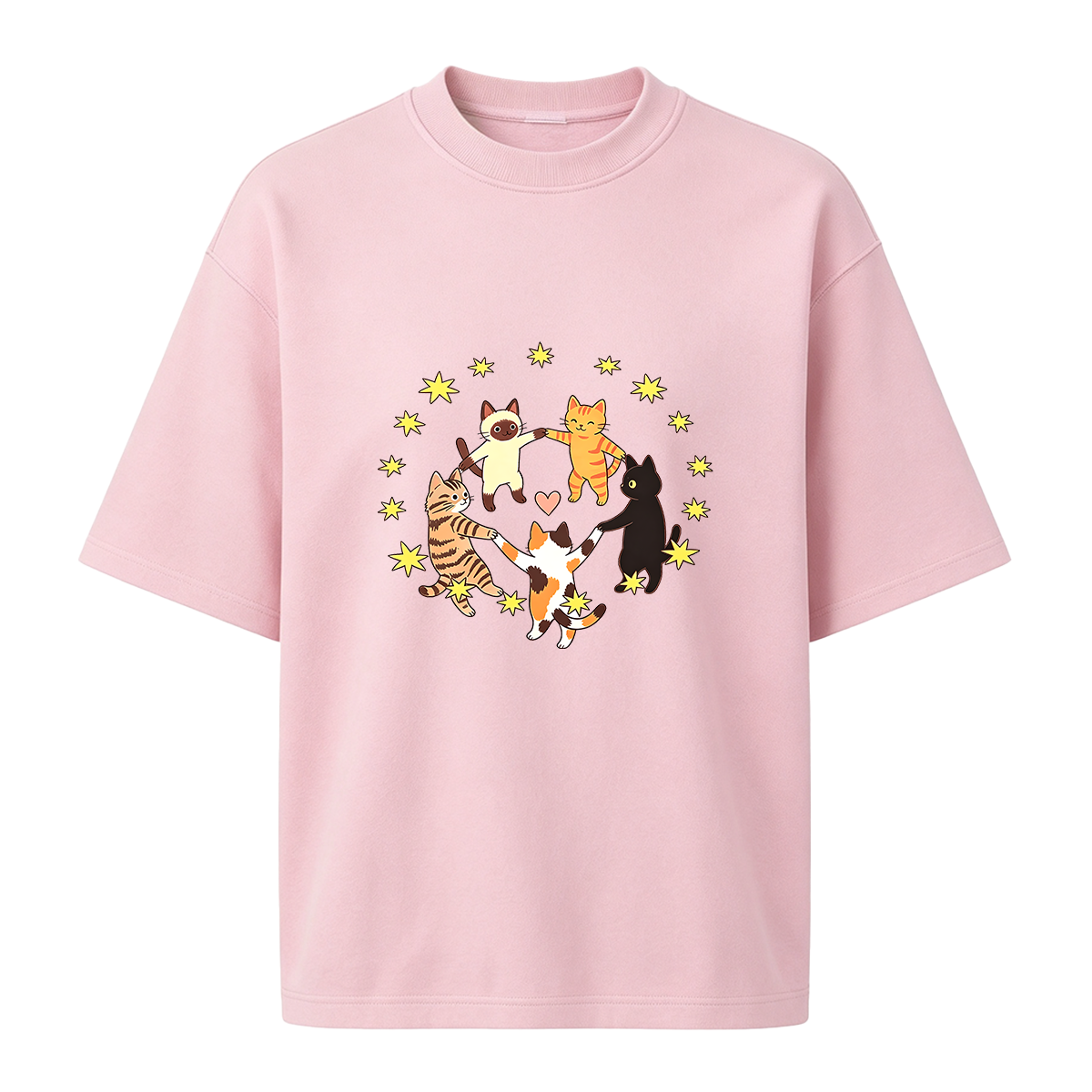 Dancing Cats Oversized T-shirt