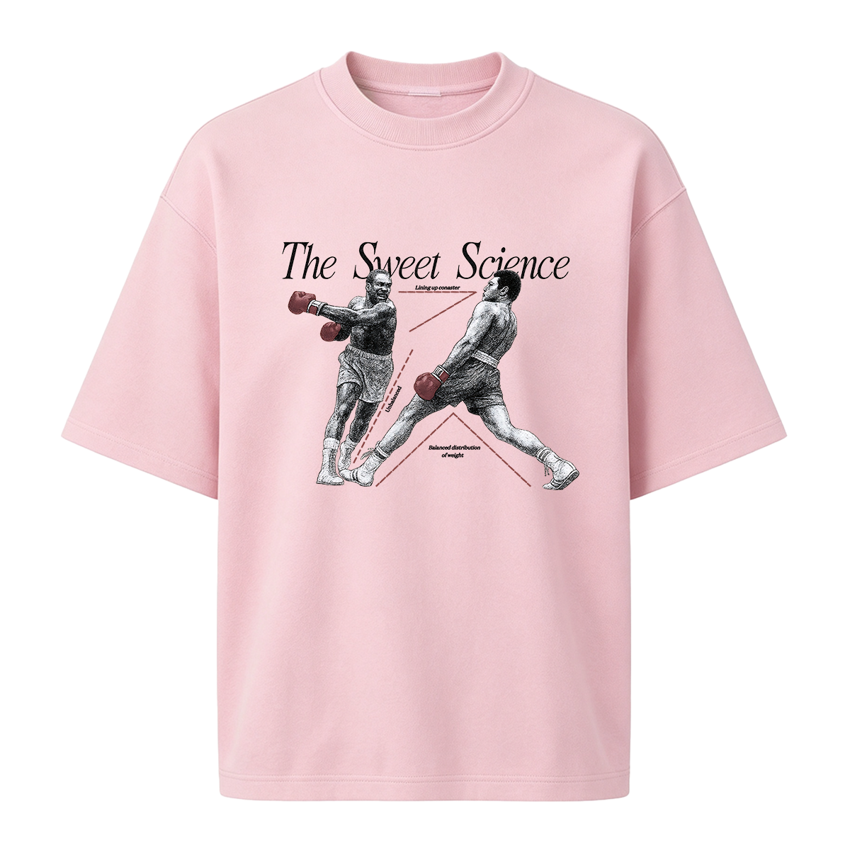 The Sweet Science Boxing Diagram T-shirt